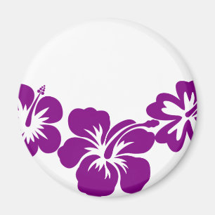 Imã Leis roxos do hibiscus