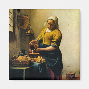 Imã Leite de derramamento do Maidservant de Vermeer