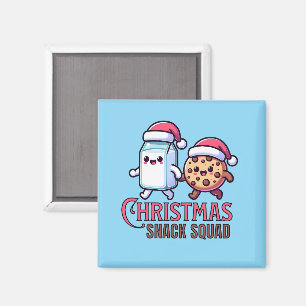 Imã Leite e Biscoito de Snack de Natal