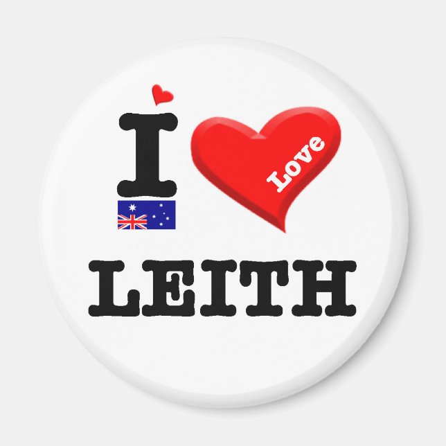 Imã LEITH - I Love (Frente)