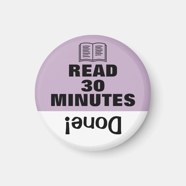 Imã Leitura do Magnet do Lembrete da Rotina de Tarefas (Frente)