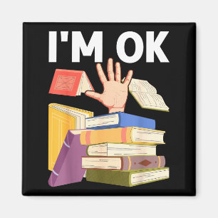 Imã Leitura engraçada livro leitura nerd bibliotecário