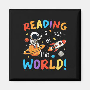 Imã Leitura Está Fora Deste Mundo Livros Engraçados No