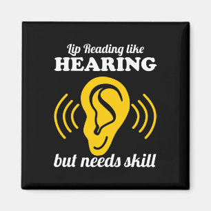 Imã Leitura Labial Como Audição 