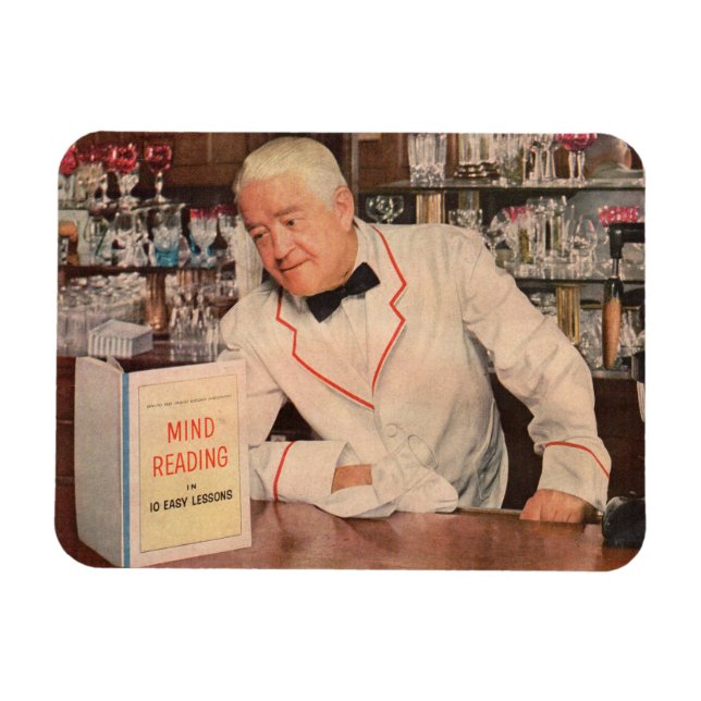 Ímã leitura mental no bar (Horizontal)