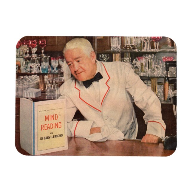 Ímã leitura mental no bar (Horizontal)