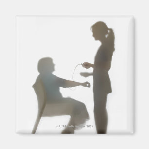 Imã Leitura superior do exame médico completo/pressã