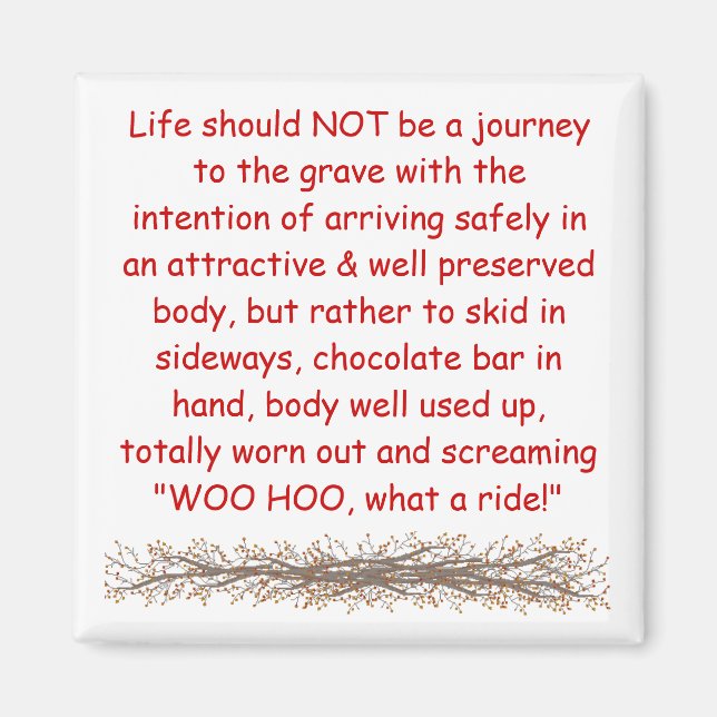 Imã Lema para viver por (Frente)