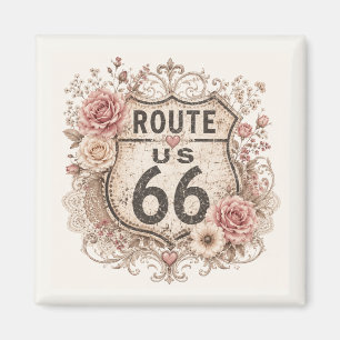 Imã Lembrança Boho Shabby Chic da Estrada Mãe