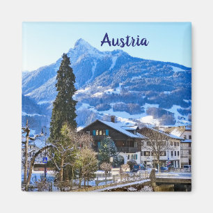 Imã Lembrança da Áustria Vorarlberg no Inverno