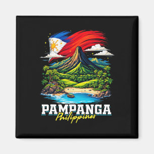 Imã Lembrança da Bandeira Filipina Pampanga Filipinas