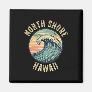 Imã Lembrança da Costa Norte de Oahu Havaí Havaiano Su