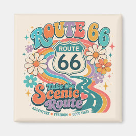 Imã Lembrança da Mãe Estrada Groovy Retro