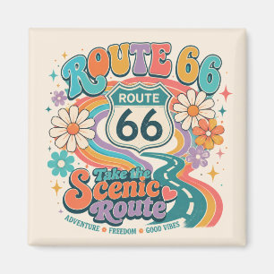 Imã Lembrança da Mãe Estrada Groovy Retro