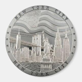 Imã Lembrança da Ponte Manhattan da Cidade de Nova Yor