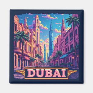 Imã 🧲 Lembrança das Férias em Dubai para Viajantes 🌴