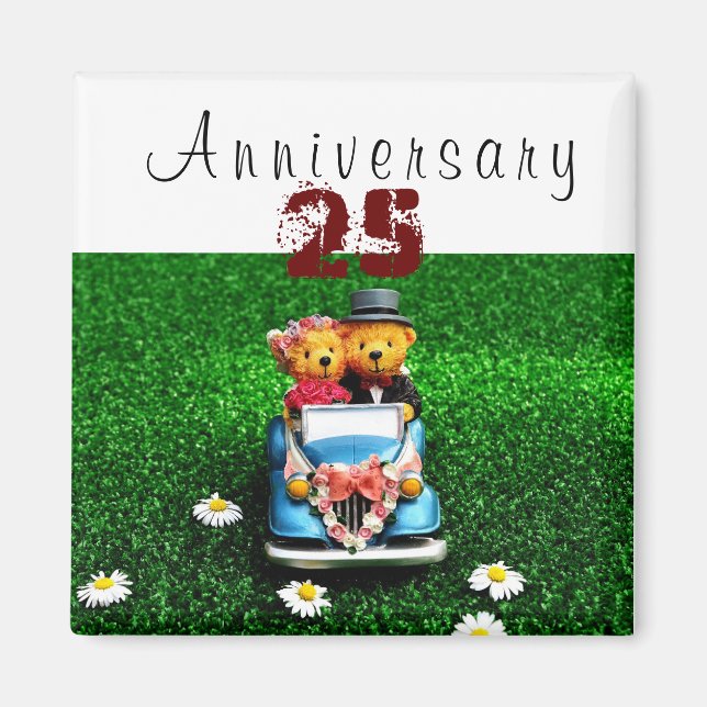 Imã Lembrança de aniversário (Frente)