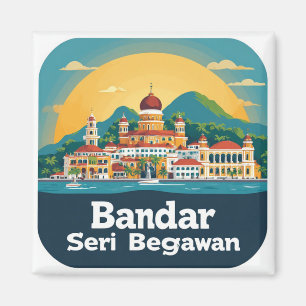 Imã 🧲 Lembrança de Bandar Seri Begawan 🌏