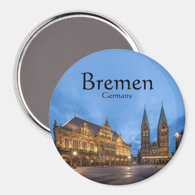 Imã Lembrança de Bremen (Front/Back)
