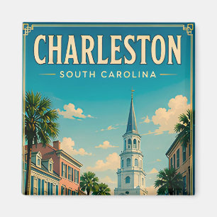 Imã Lembrança de Charleston Carolina do Sul