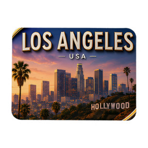 Ímã Lembrança de Férias em Los Angeles Califórnia