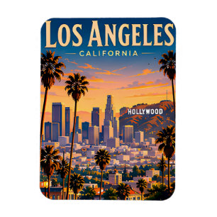Ímã Lembrança de Férias em Los Angeles Califórnia