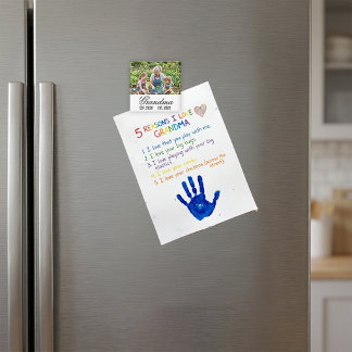 Imã Lembrança de Foto Estabelecida pela Vovó