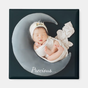 Imã Lembrança de foto personalizada bebê precioso