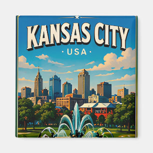Imã Lembrança de Kansas City Missouri