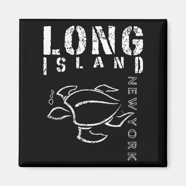Imã Lembrança de Long Island Nova York (Frente)