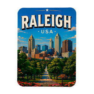 Ímã Lembrança de Raleigh Carolina do Norte