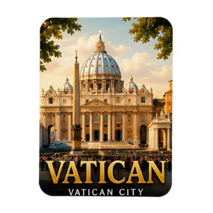 Ímã 📍 Lembrança de Viagem da Cidade do Vaticano para
