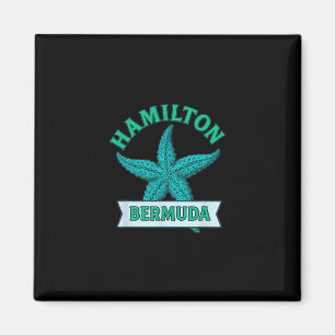 Imã Lembrança de Viagem Férias Hamilton Bermuda Estrel
