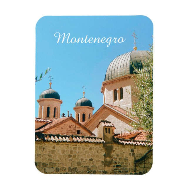 Ímã lembrança de viagem Kotor, Montenegro (Vertical)