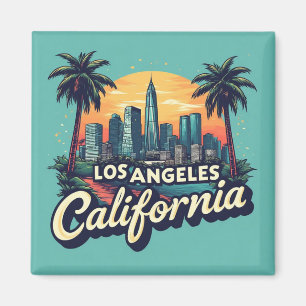 Imã Lembrança de Viagem para Los Angeles Califórnia