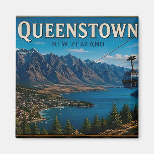 Imã 🧲 Lembrança de Viagem para Queenstown Nova Zelând