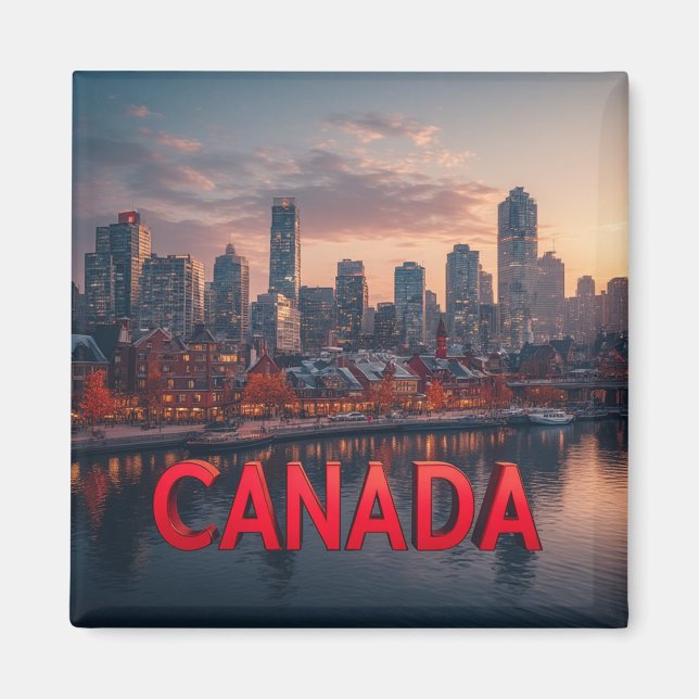 Imã Lembrança do Canadá para Colecionadores Sérios de  (Frente)