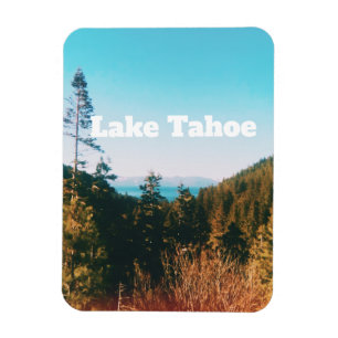 Ímã Lembrança do Lago Tahoe, impressão da natureza da