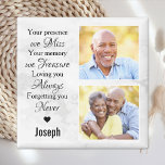 Imã Lembrança Funeral Keepsasaem Fotos Memoriais<br><div class="desc">Honre seu amado com um imã fúnebre personalizado em um design de mármore branco moderno. Esta única lembrança de ímã funerária é o presente perfeito para você, família ou amigos para honrar um ente querido. Esperamos que o botão do funeral de foto memorial da sua família lhe traga paz, alegria...</div>
