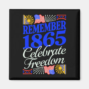 Imã Lembre-se de 1865 celebrar juneteenth patriótico