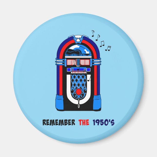 Imã Lembrem-se dos anos 50 (Frente)