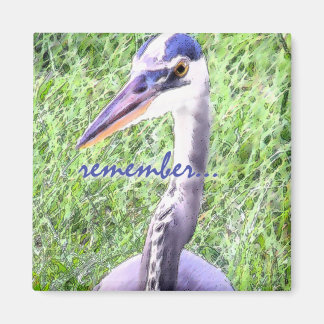 Imã Lembrete Azul do excelente