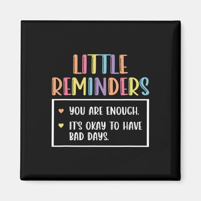 Imã Lembrete Conselheiro de Saúde Mental 1 (Frente)