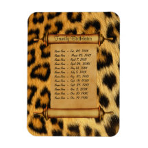 Lembrete de aniversário da família magnética - Per