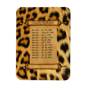 Ímã Lembrete de aniversário da família magnética - Per