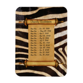 Ímã Lembrete de aniversário da família magnética - Per