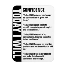 Ímã Lembrete de Objetivos de Confiança Personalizar