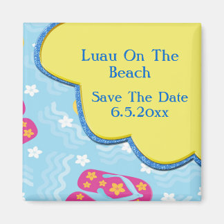 Imã Lembrete dos Chinelos de Verão