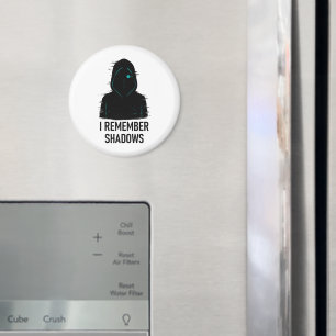 Imã Lembro-me de Sombras - Design de Figura Hooded com