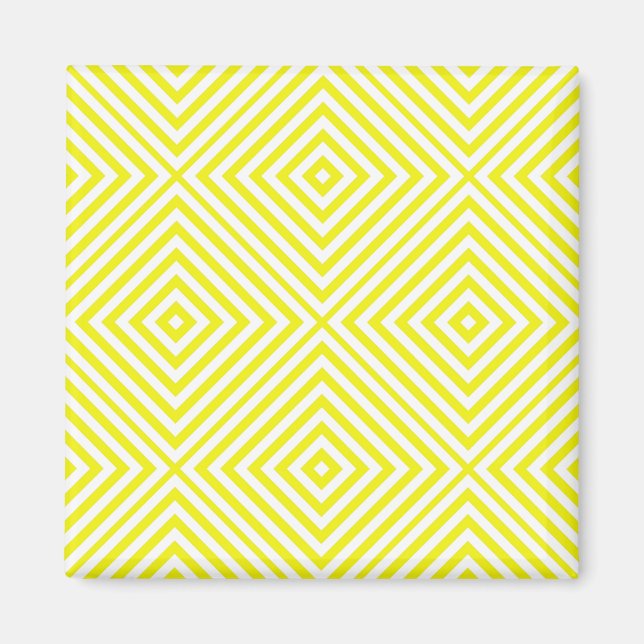 Imã Lemon Diamond Chevron (Frente)